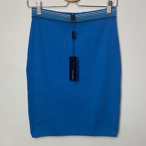 NWT Vibrant Blue Pencil Skirt by Marc Cain